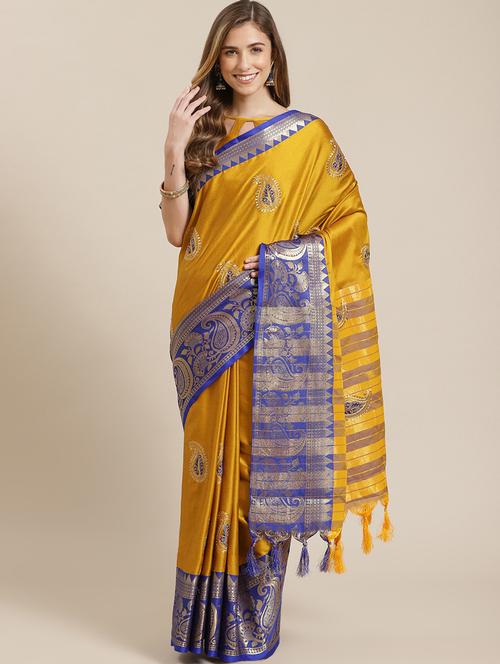 women self-designed bordered saree - 21566106 - Very Small Image - 1