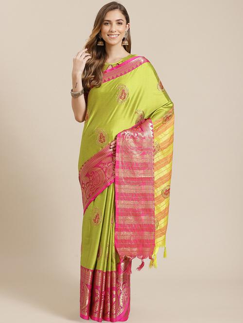 women self-designed bordered saree - 21566108 - Very Small Image - 1