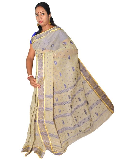 women self design tant saree - 21566507 - Very Small Image - 1
