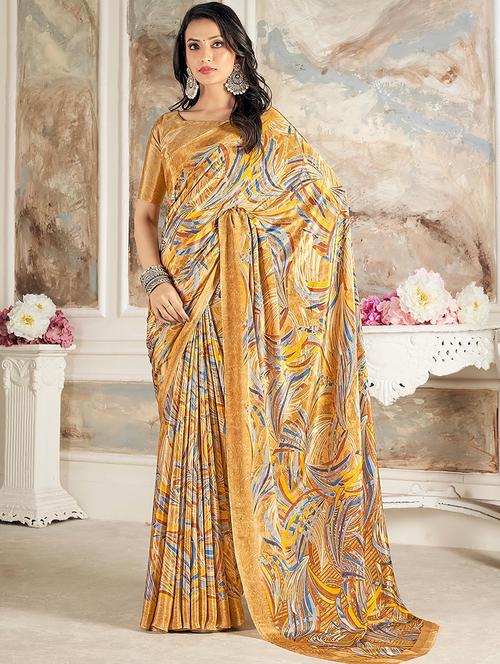 women abstract printed saree - 21567792 - Very Small Image - 1