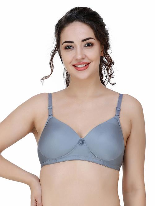 grey polyamide tshirt bra - 21570616 - Very Small Image - 1