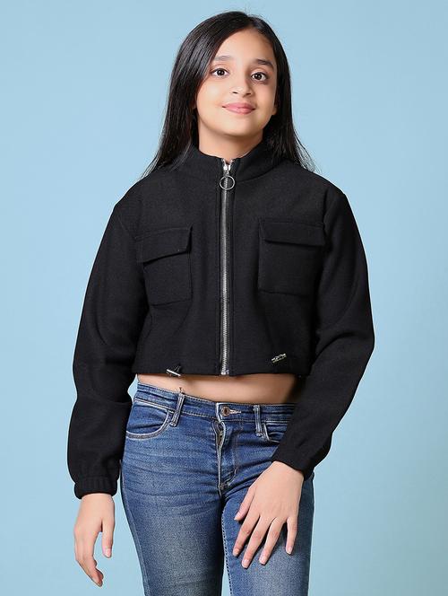 kids ong sleeves plain regular jackets - 21570650 - Very Small Image - 1