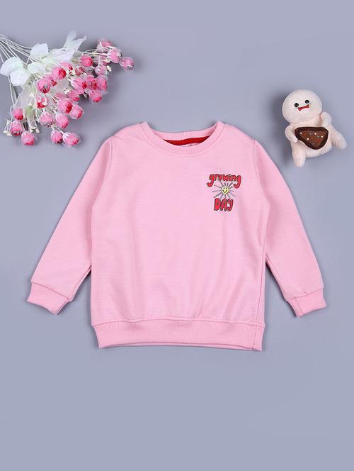girls placement print long sleeves sweatshirt - 21572235 - Very Small Image - 1