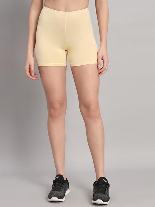 women solid cycling short - 21574942 - Very Small Image - 1