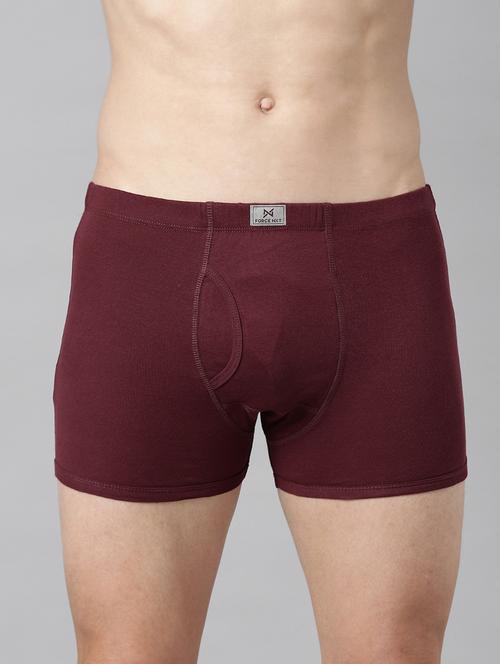 men solid cotton trunks - 21575340 - Very Small Image - 1
