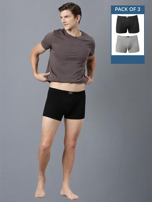 men pack of 3 solid trunks - 21575347 - Very Small Image - 1