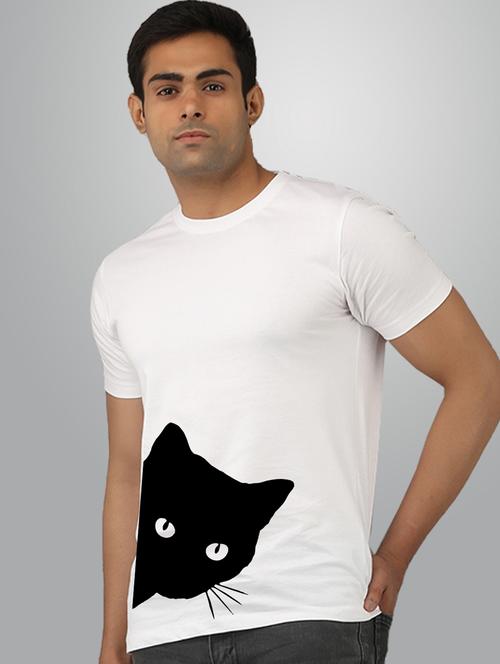 men slim fit graphic print short sleeve t-shirt - 21581715 - Very Small Image - 1