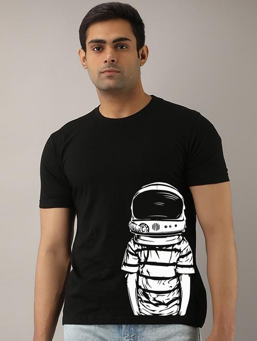 men front print short sleeve t-shirt - 21581818 - Very Small Image - 1