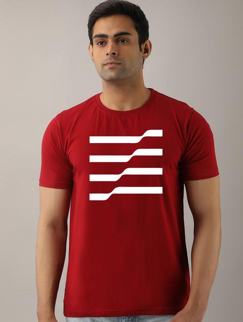 men front print short sleeve t-shirt - 21581858 - Very Small Image - 1