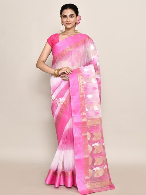 women self design handloom saree - 21583390 - Very Small Image - 1