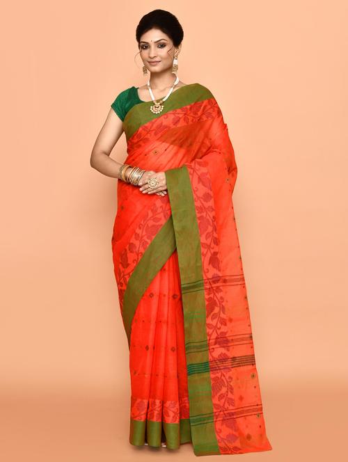 women self design handloom saree - 21583420 - Very Small Image - 1