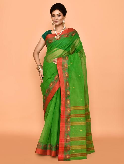 women self design handloom saree - 21583439 - Very Small Image - 1