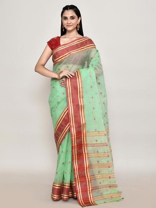 women self design handloom saree - 21583462 - Very Small Image - 1