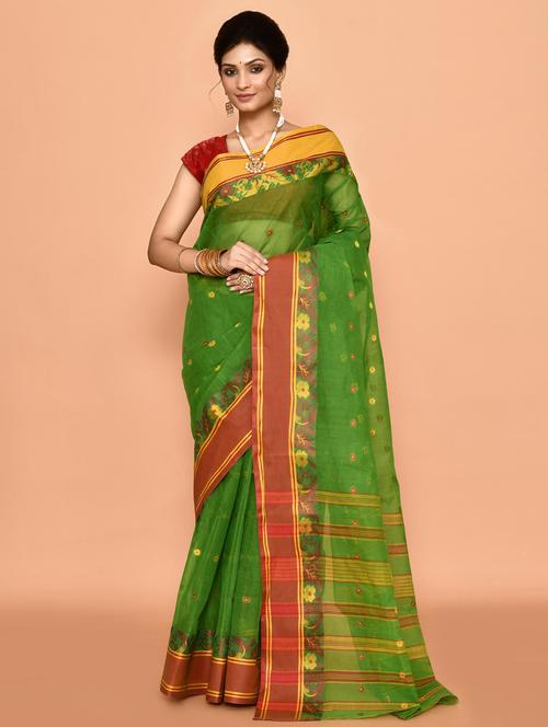 women self design handloom saree - 21583470 - Very Small Image - 1