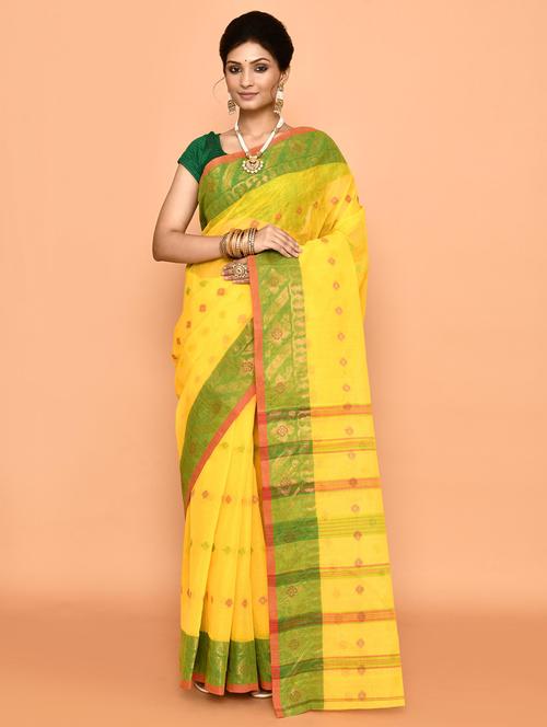 women self design handloom saree - 21583472 - Very Small Image - 1