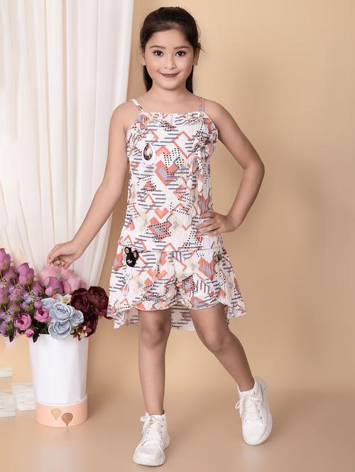 girls printed sleeveless playsuit - 21583686 - Very Small Image - 1