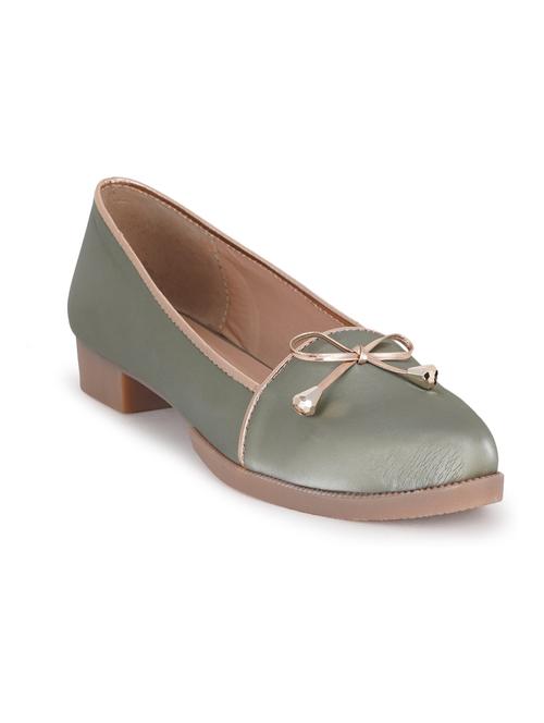 women green slip on ballerina - 21583831 - Very Small Image - 1