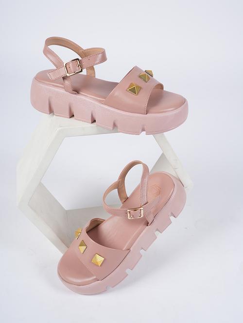 women pink slip on sandal - 21583977 - Very Small Image - 1