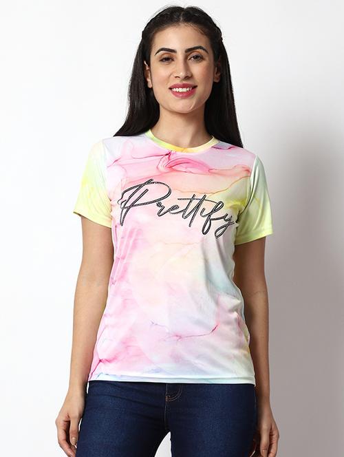 women printed short sleeve regular fit t-shirt - 21584048 - Very Small Image - 1