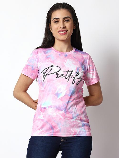 women printed short sleeve regular fit t-shirt - 21584049 - Very Small Image - 1