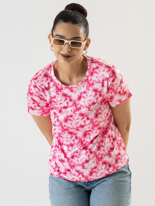 women printed round neck t-shirt - 21584638 - Very Small Image - 1