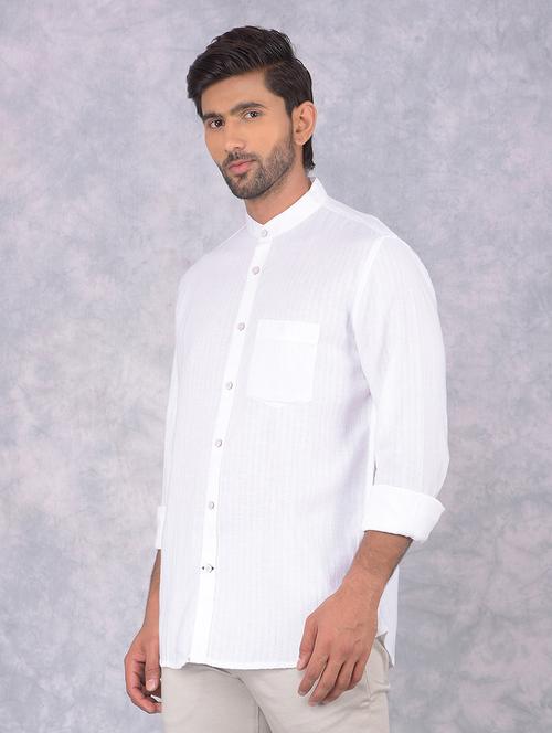 men striped regular fit casual shirt - 21585716 - Very Small Image - 1