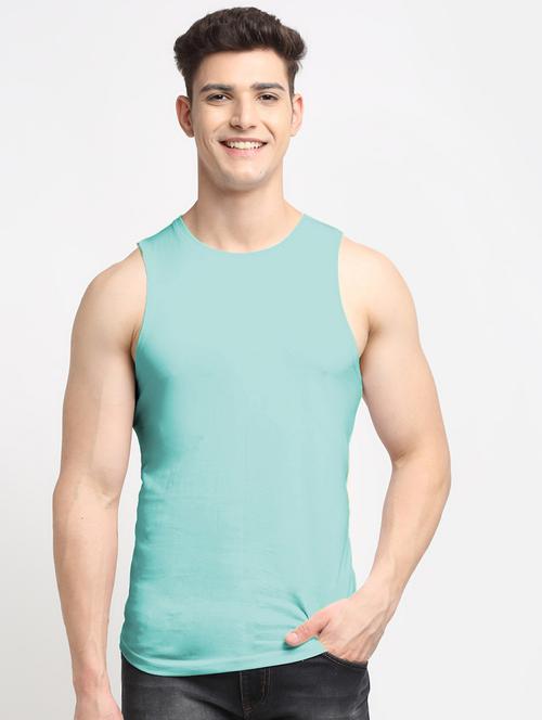men round neck printed vest - 21586640 - Very Small Image - 1