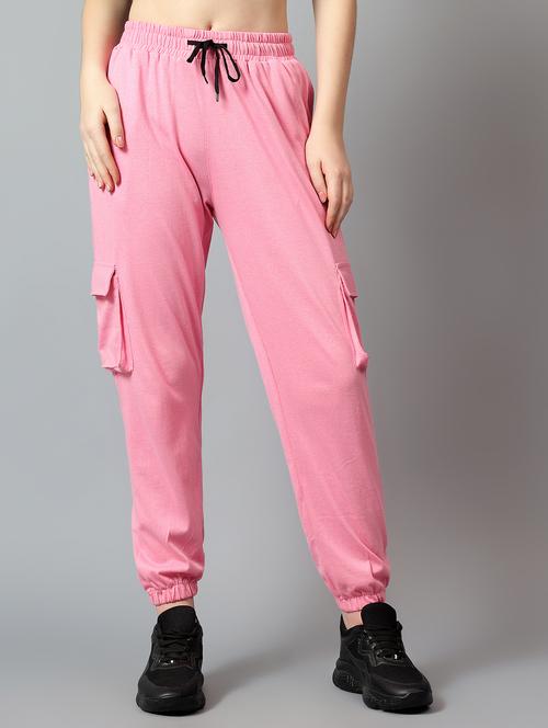 women pink solid cargo - 21589583 - Very Small Image - 1