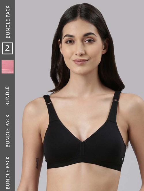 women solid full coverage everyday bra combo - 21593027 - Very Small Image - 1