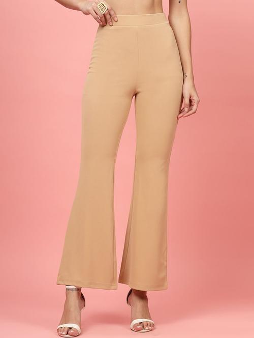 women solid flat front bootcut trouser - 21595902 - Very Small Image - 1