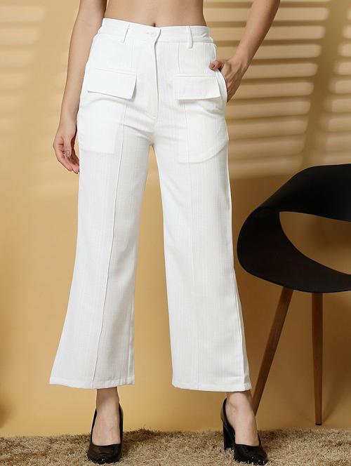 women mid-rise solid tailored pant - 21595950 - Very Small Image - 1