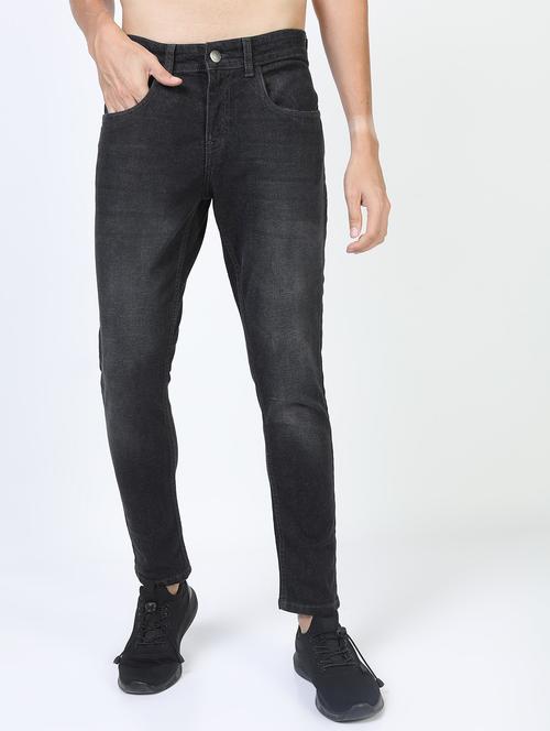 men mid rise plain slim fit jeans - 21596158 - Very Small Image - 1