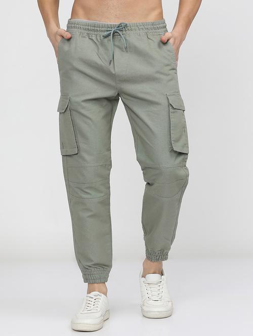 men mid rise solid cargo - 21596358 - Very Small Image - 1