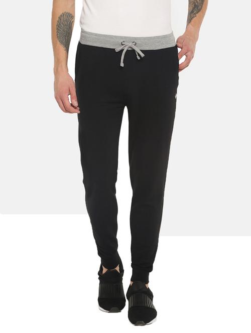 men mid rise solid joggers - 21596748 - Very Small Image - 1