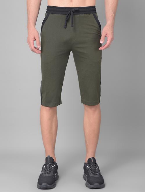 men color block cotton three - fourths - 21596919 - Very Small Image - 1