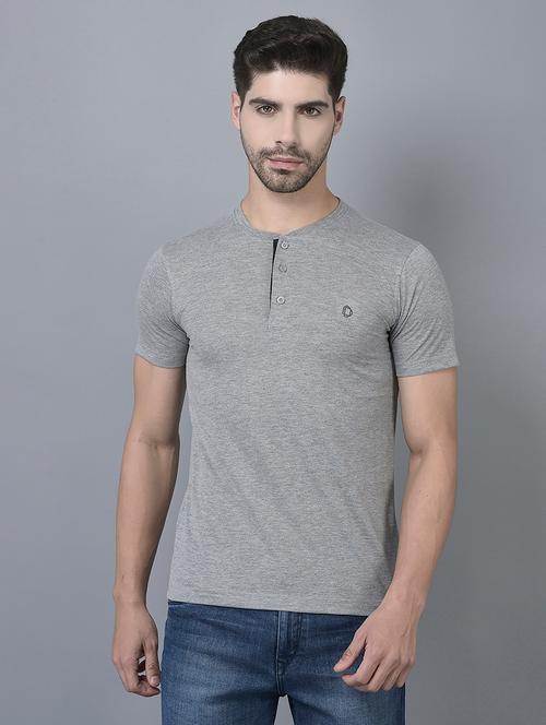 men solid short sleeve regular fit t-shirt - 21597147 - Very Small Image - 1