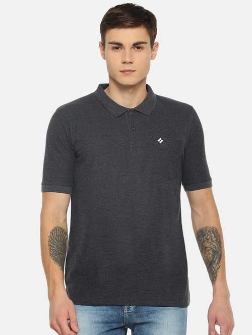 men solid short sleeve regular fit polo t-shirt - 21597213 - Very Small Image - 1