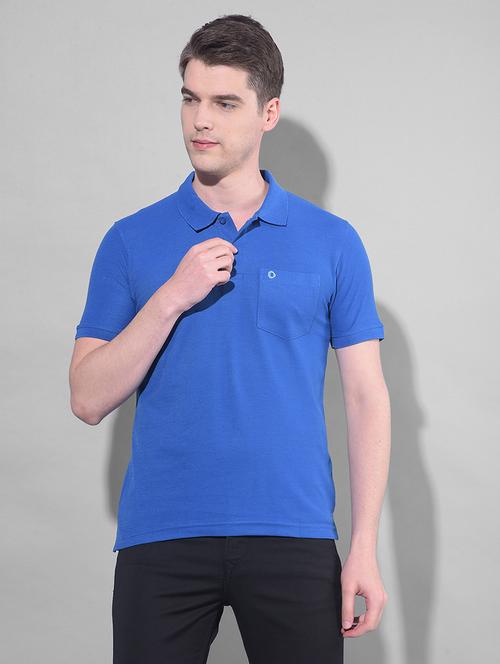 men solid slim fit polo t-shirt - 21597216 - Very Small Image - 1