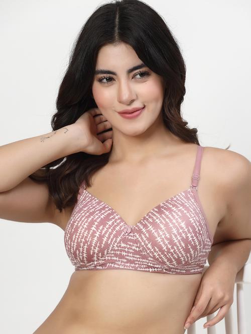 women printed full coverage t-shirt bra - 21598337 - Very Small Image - 1