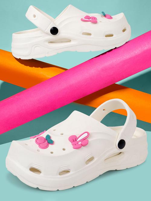 women off white slip on clogs - 21598509 - Very Small Image - 1