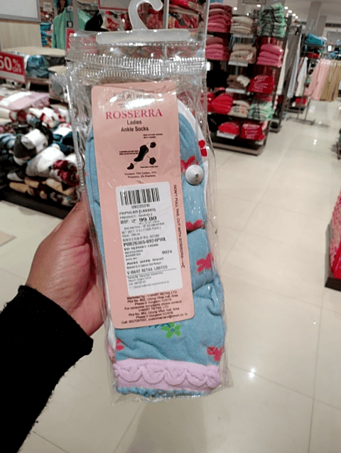 assorted cotton spandex sock - 21599118 - Very Small Image - 1