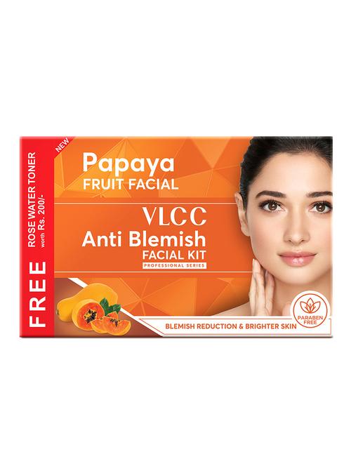 vlcc anti blemish facial kit - 300 g with free rose water toner - 100 ml - 21599394 - Very Small Image - 1
