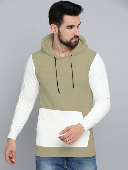 men long sleeves color block sweatshirt - 21599411 - Very Small Image - 1