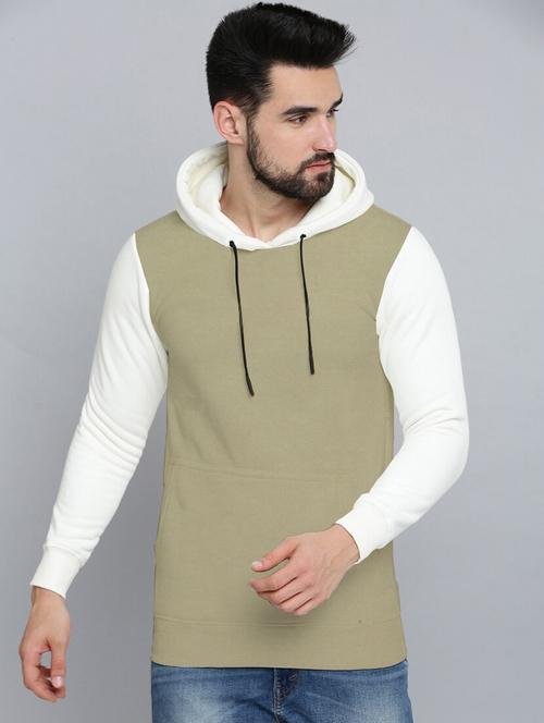 men long sleeves color block sweatshirt - 21599425 - Very Small Image - 1