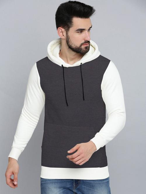 men long sleeves color block sweatshirt - 21599427 - Very Small Image - 1