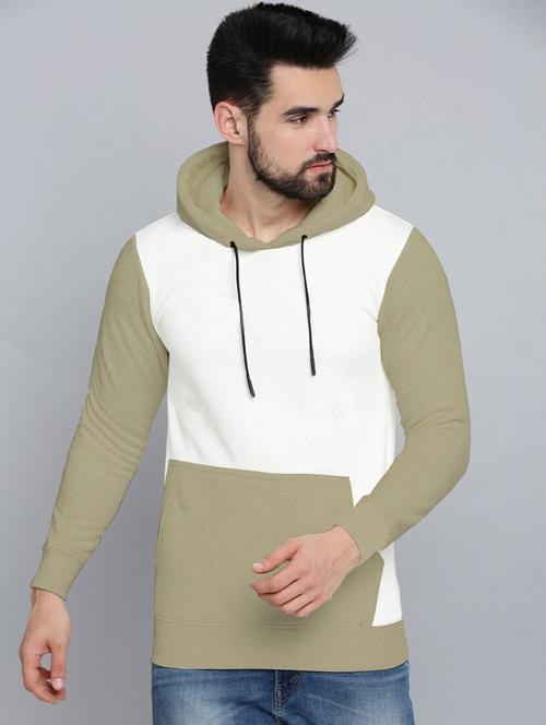 men long sleeves color block sweatshirt - 21599439 - Very Small Image - 1