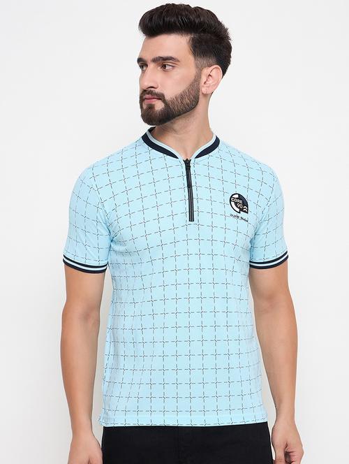 men short sleeves checkered t-shirt - 21600422 - Very Small Image - 1