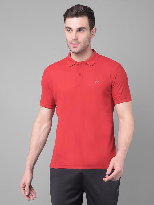 men solid slim fit polo t-shirt - 21601325 - Very Small Image - 1