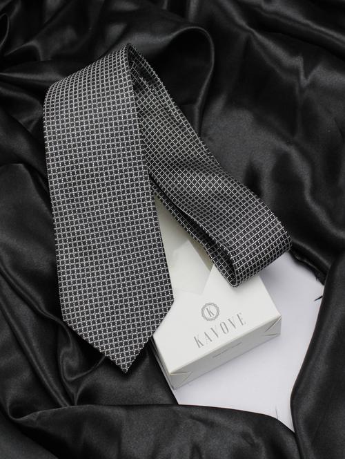 men checkered sophisticated stylish tie - 21605999 - Very Small Image - 1