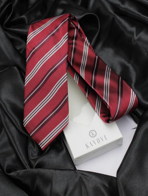 men striped sophisticated stylish tie - 21606035 - Very Small Image - 1